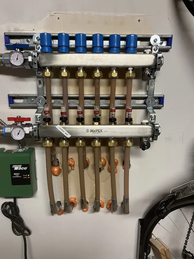 Plumber performing Gas Line Installation at a residential property in Smiths Station